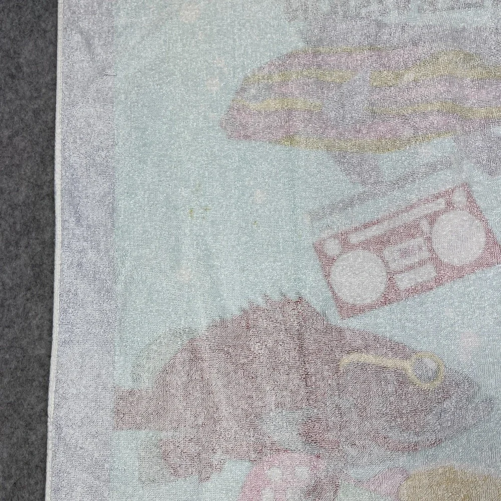 Very Rare‎ 1988 MTV Beach Towel Ocean Fish